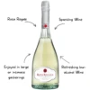 Banfi Rosa Regale White Sparkling Wine - Image 2