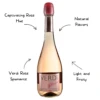Verdi Rose Spumante Sparkling Wine - Image 2