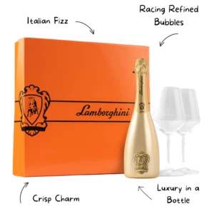 Lamborghini Brut Gift Set Sparkling Wine