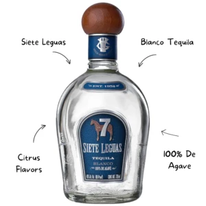 Siete Leguas Tequila Silver Tequila