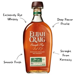 Elijah Craig Straight Rye Whiskey