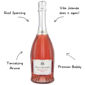 Villa Jolanda Moscato Rose Sparkling Wine