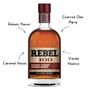 Rebel Yell Bourbon 100 Proof Whiskey