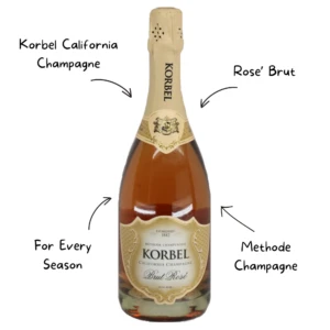 Korbel Brut Rose Sparkling Wine