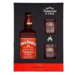Jack Daniels Fire Gift Set Whiskey