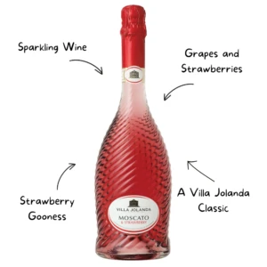 Villa Jolanda Moscato & Strawberry Sparkling Wine