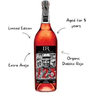123 Organic Diablito Rojo Extra Anejo Limited Edition Tequila
